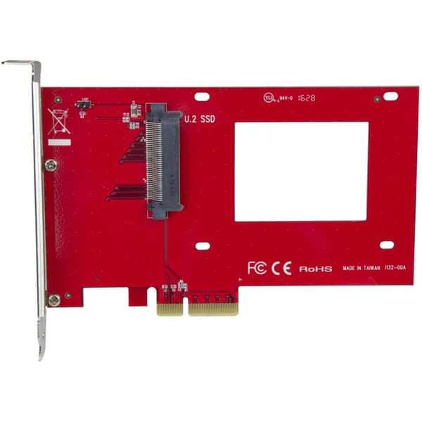 Startech Adapter U.2 To Pcie 2.5´´ U.2 Nvme Ssd Rød