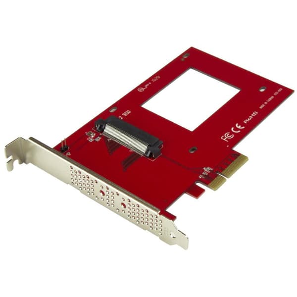 Startech Adapter U.2 To Pcie 2.5´´ U.2 Nvme Ssd Rød Rød