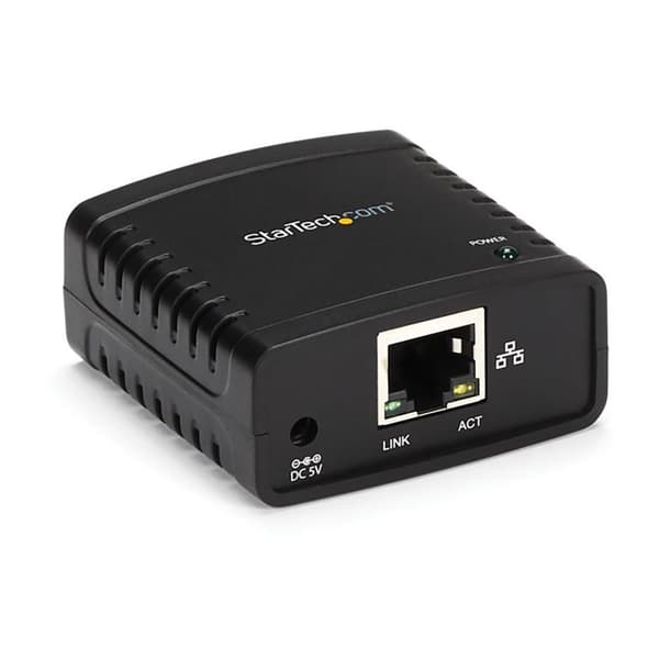 Startech 10/100 Mbps Usb Usb Lpr Print Server Svart