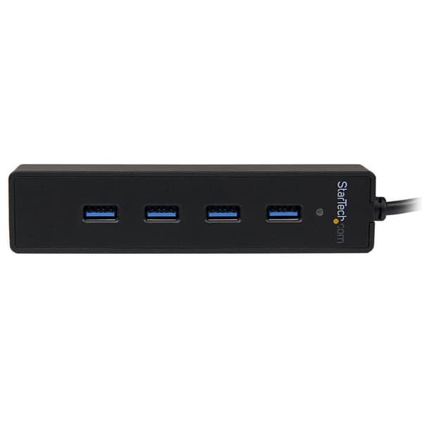 Startech 4 Port Superspeed Portable Usb 3.0 Hub Sort