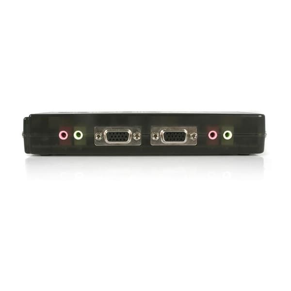 Startech 4 Audio Usb Kvm Växla Med Audio Och Kablar Svart