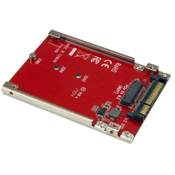 Startech Adapter M.2 To U.2 M.2 Pcie Nvme Ssds Rød