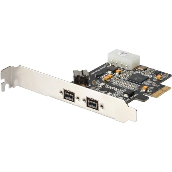 Digitus Firewire 800 Pcie Card 2x9-pin Extern+1x9-pin Intern Hvid