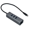 Pikkukuva 2 / 8: I-tec Usb C 3 Port Hub+ethernet Adapter Harmaa