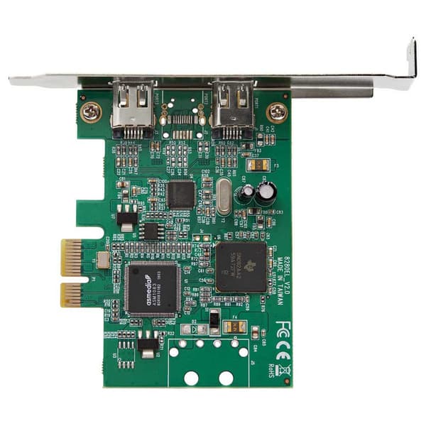 Startech Pcie 2 Port Firewire Tsb82aa2 Chipset Grönt