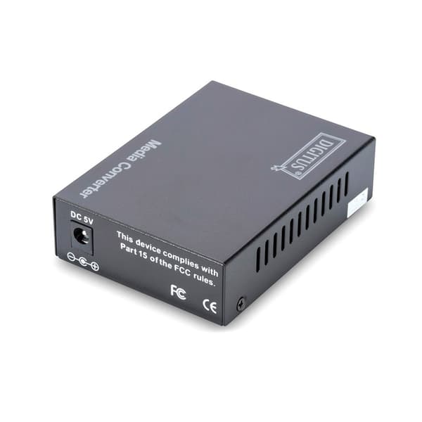 Digitus Gigabit Mediaconverter Up To 500 M Svart