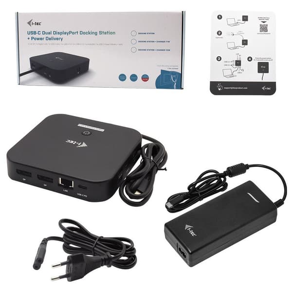 I-tec Usb C Dual Musta
