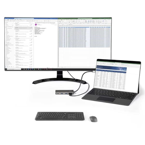 Startech Usb C Multiport Adapter Svart