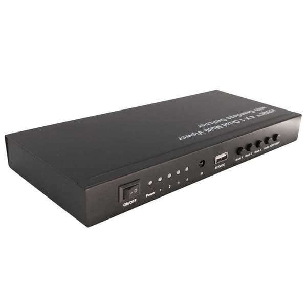 Euroconnex Hdmi Multi-viewer 0348 4x1 1x2 Svart