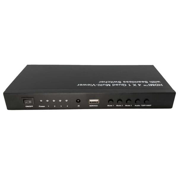 Euroconnex Hdmi Multi-viewer 0348 4x1 1x2 Svart