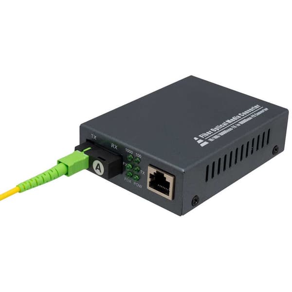 Euroconnex Fiberoptisk Mediekonverter Omc01a Sort