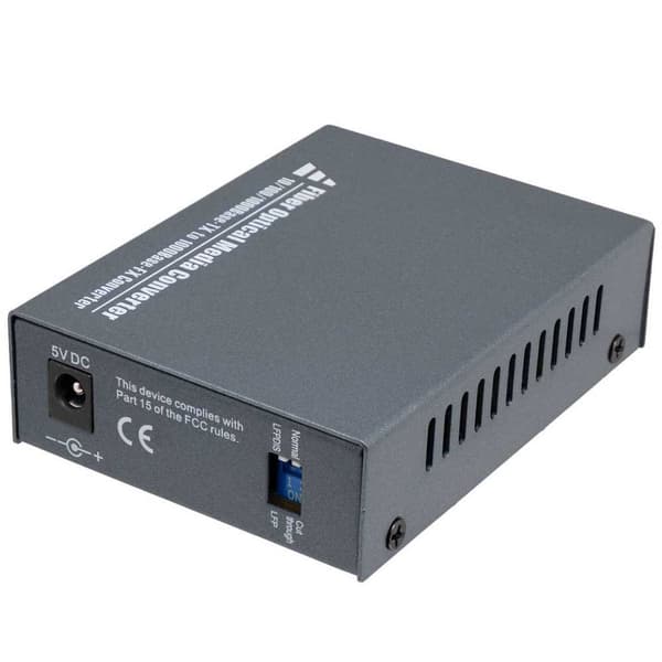 Euroconnex Fiberoptisk Mediekonverter Omc01a Sort