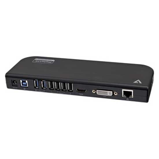 V7 Dockingstation Display Link 65w Sort