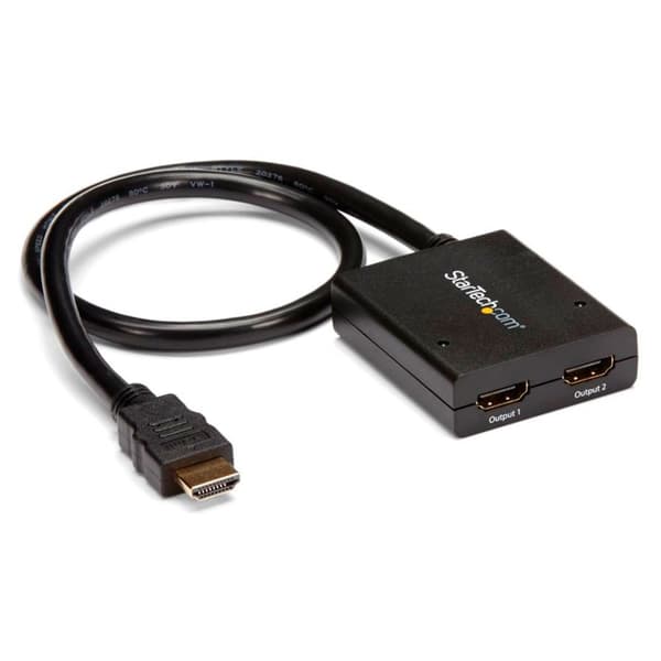 Startech 4k Hdmi 2-port Video Splitter-4k 30hz Svart