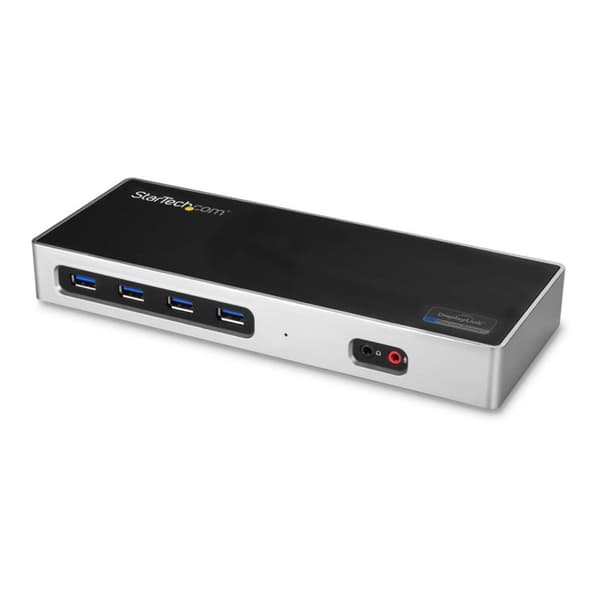 Startech Dock Dual 4k Usb Windows Usb-en Usb-c Sort