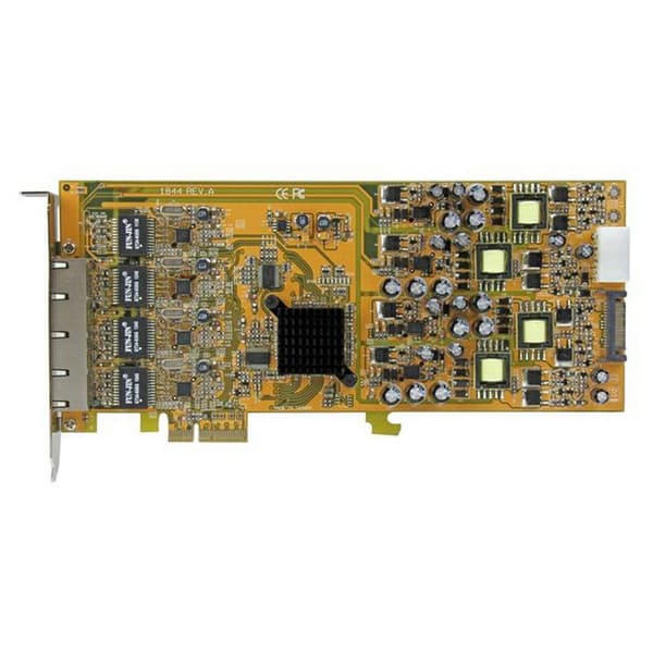 Startech Pce Express Ethernet Gigabit 4 Port Power Over Ethernet Orange