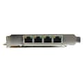 Miniatyrbild 4 av 5: Startech Pce Express Ethernet Gigabit 4 Port Power Over Ethernet Orange