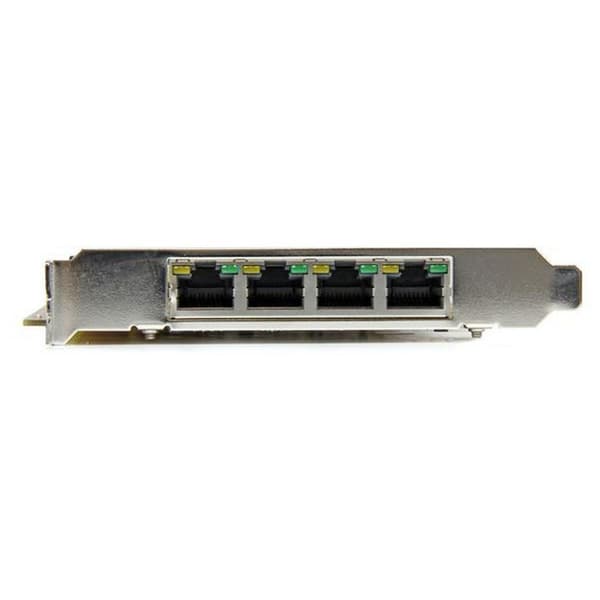 Startech Pce Express Ethernet Gigabit 4 Port Power Over Ethernet Orange