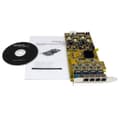 Miniatyrbild 5 av 5: Startech Pce Express Ethernet Gigabit 4 Port Power Over Ethernet Orange
