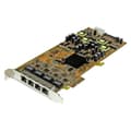 Miniatyrbild 1 av 5: Startech Pce Express Ethernet Gigabit 4 Port Power Over Ethernet Orange