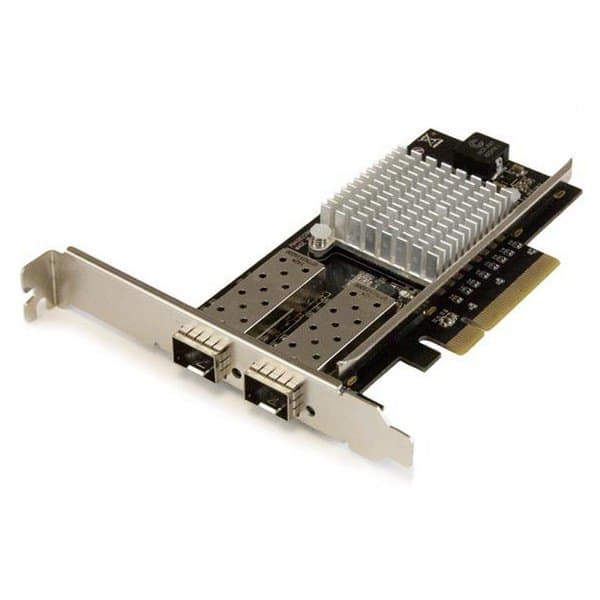 Startech Pcie 10gb 2 Port Sfp+ Open Gylden Sort, Metallic