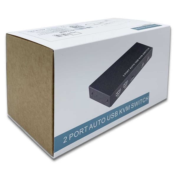 Aisens A111-0400 2 Ports Hdmi 4k Kvm Switch Musta