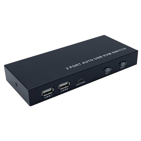 Aisens A111-0400 2 Ports Hdmi 4k Kvm Switch Musta musta