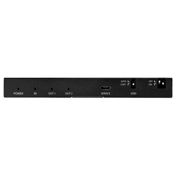 Startech Hdmi Splitter 2 Port Hdmi 2.0 Svart