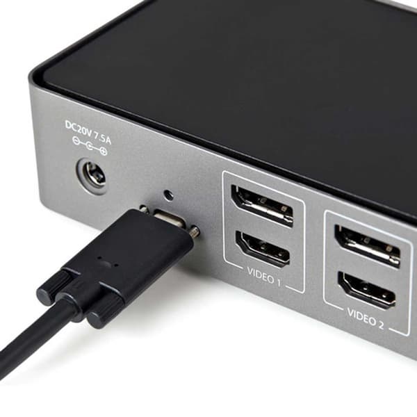 Startech Dockingstation Dk31c3hdpdue Sort
