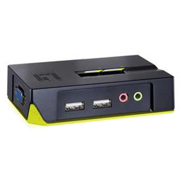 Level One Kvm Til Kontakt 2 Pc Vga/usb/audio Sort