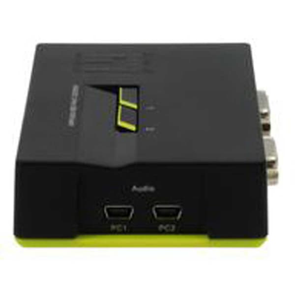 Level One Kvm Til Kontakt 2 Pc Vga/usb/audio Sort