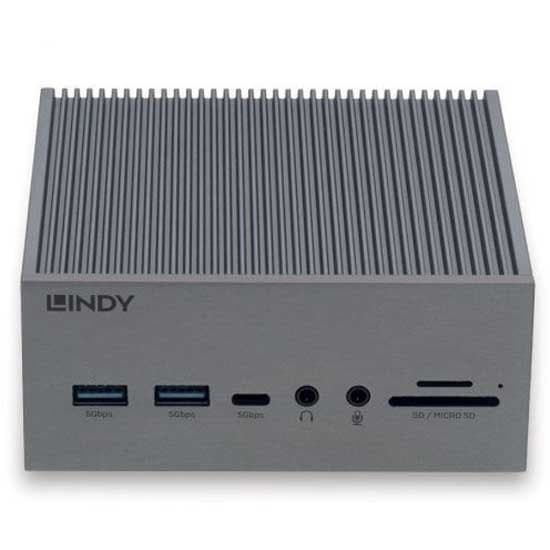 Lindy Telakka St-pro 100xt Usb C Hopeinen
