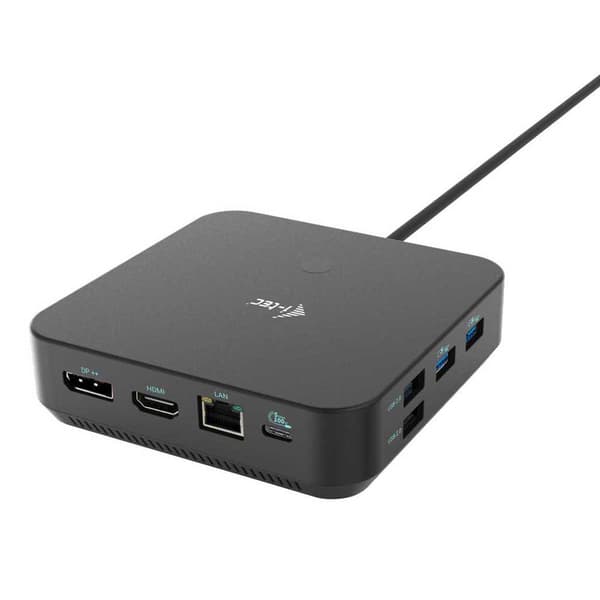 I-tec Dockingstation Usb-c Hdmi+2x Dp Charger Transparent