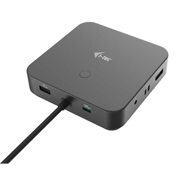 I-tec Dockingstation Usb-c Hdmi+2x Dp Charger Transparent