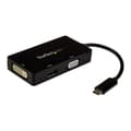 Miniatyrbild 1 av 2: Startech Usb-c Multiport Video Adapter 3 In 1 4k Svart