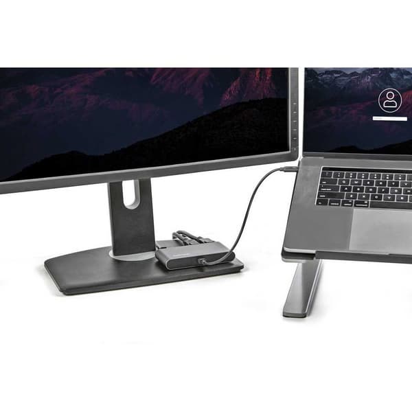 Startech Adapter Tb3dkm2dpl Thunderbolt 3 Mini Grå