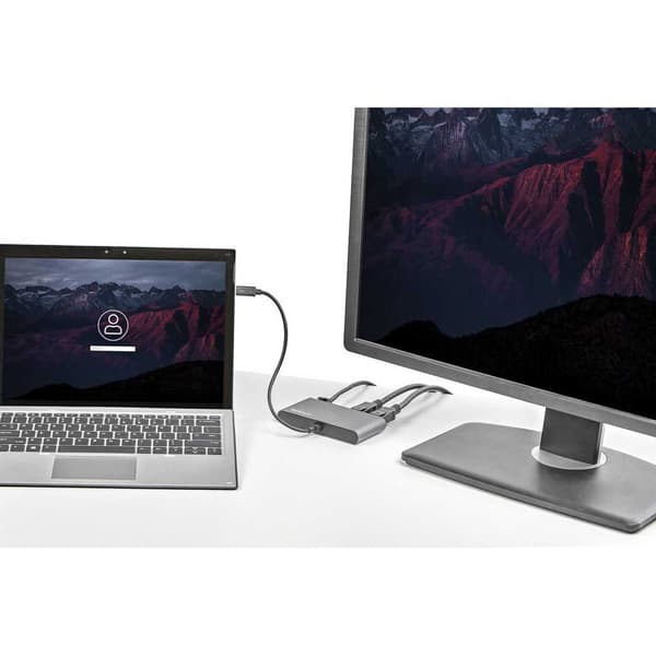 Startech Adapter Tb3dkm2dpl Thunderbolt 3 Mini Grå