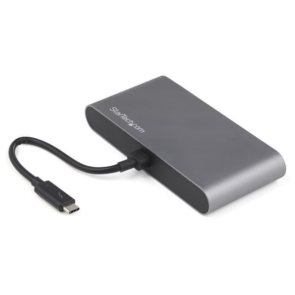 Startech Adapter Tb3dkm2dpl Thunderbolt 3 Mini Grå