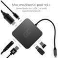Miniatyrbild 2 av 5: Green Cell Usb-c-hubb Ak61 4k 60hz Svart