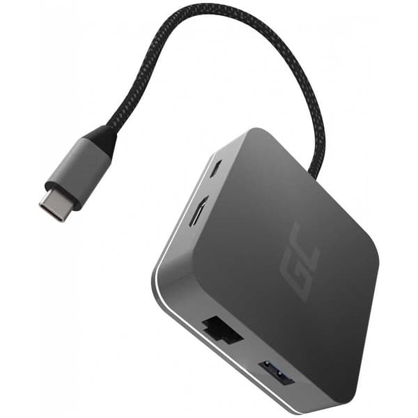 Green Cell Usb-c-hubb Ak61 4k 60hz Svart