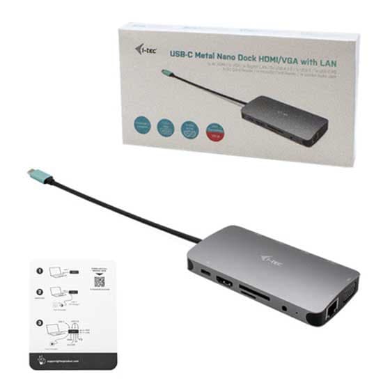 I-tec Dockingstation Hdmi/vga 100w Søvfarvet