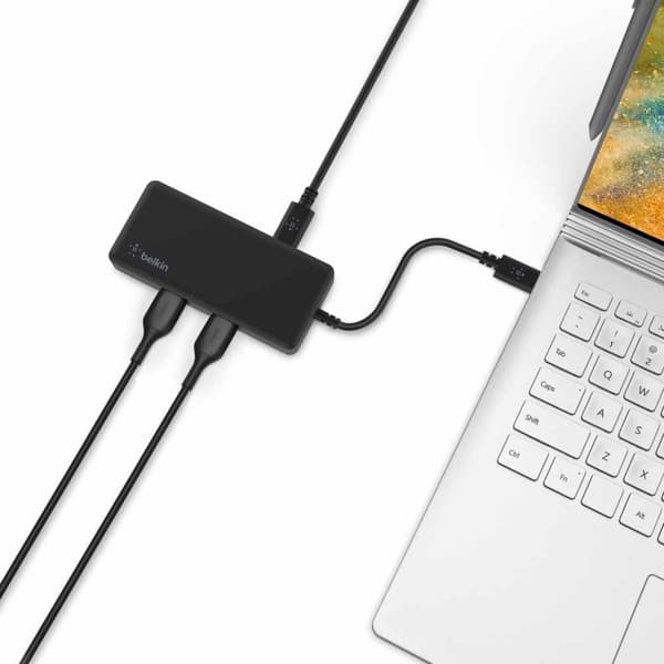 Belkin Usb-c Hub Adapter Connect 5 In 1 Søvfarvet