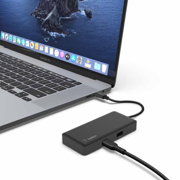 Belkin Usb-c Hub Adapter Connect 5 In 1 Søvfarvet