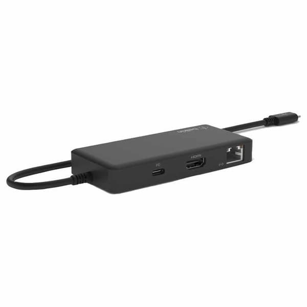 Belkin Usb-c Hub Adapter Connect 5 In 1 Søvfarvet