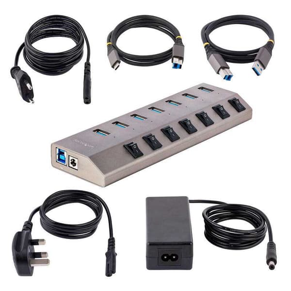 Startech Nav 5g7aibs-usb-hub-eu Grå
