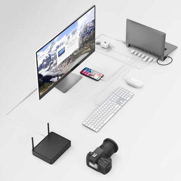Hama Telakka Connect2 Office Basic Usb-c Hopeinen
