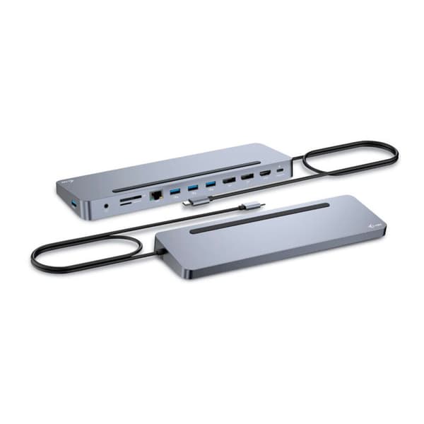 I-tec Telakka Usb-c 100w Hopeinen