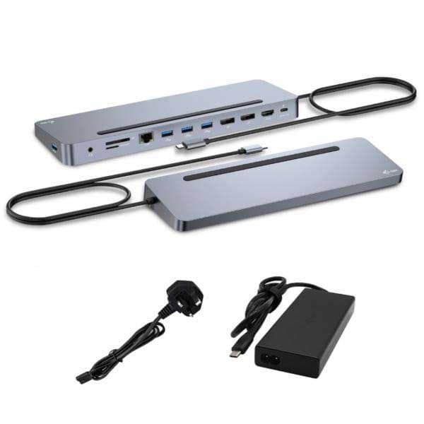 I-tec Telakka Usb-c 100w Hopeinen