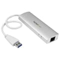 Pikkukuva 2 / 6: Startech 3-port Usb 3.0 Hub Plus Gigabit Ethernet Valkoinen