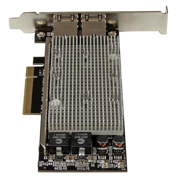 Startech Pcie 2 Port Rj45 10g Base-t Hopeinen
